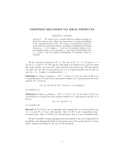 partition relations via ideal products