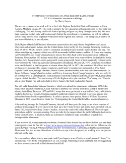 Little Bighorn Battlefield National Monument