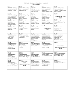 11th Grade American Literature and