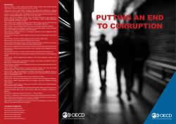putting an end to corruption