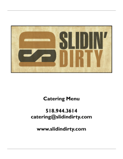 catering guide