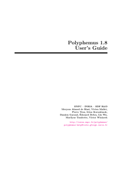 Polyphemus 1.8 User`s Guide