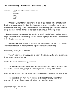 The Miraculously Ordinary Story of a Baby - Unity Church