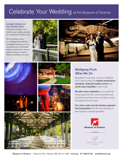 Celebrate Your Wedding - mos.org