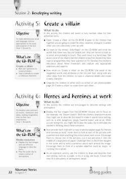 Create a villain - Scholastic Shop