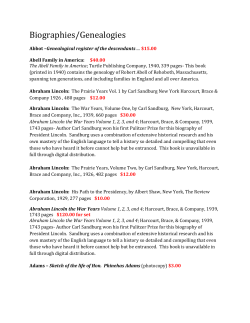 Biographies/Genealogies - Godfrey Memorial Library