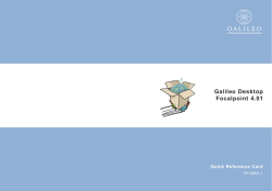 Galileo Desktop Focalpoint 4.01