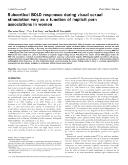 Subcortical BOLD responses during visual