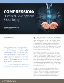 Compression - International Hearing Society