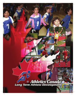 Long Term Athlete Development (LTAD)