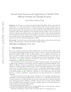 Smooth Value Function with Applications in Wealth
