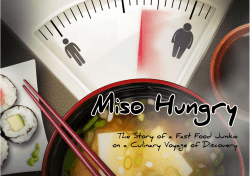 The Story of a Fast Food Junkie on a Culinary Voyage of Discovery