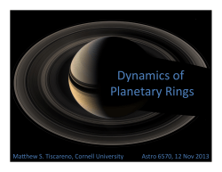 Dynamics of Planetary Rings