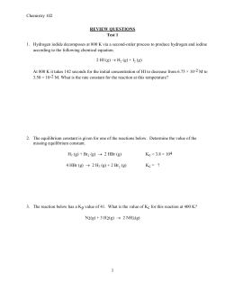 REVIEW QUESTIONS Test 1