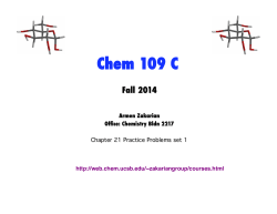 Chem 109 C