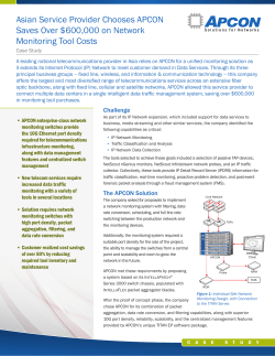 Asian Service Provider Chooses APCON Saves Over $600,000 on