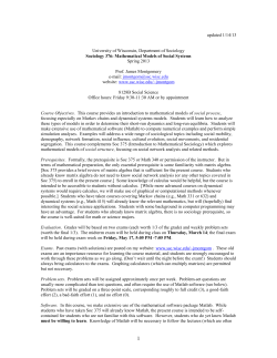 Spring 2013 - Social Science Computing Cooperative