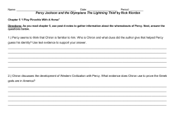 Percy Jackson and the Olympians The Lightning Thief by Rick Riordan