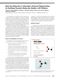 Meet the Molecules in Chocolate