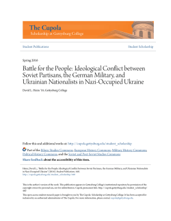 Battle for the People: Ideological Conflict between Soviet Partisans