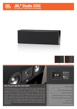 JBL&reg; Studio 225C