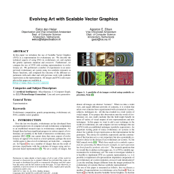 Evolving Art with Scalable Vector Graphics