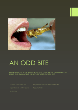 An odd Bite - Wageningen UR E