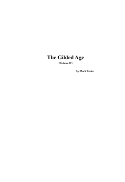 The Gilded Age