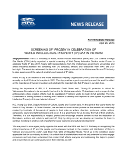 `Frozen` in Celebration of World IP Day in Vietnam