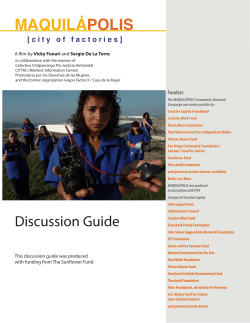 maquil&aacute;polis - California Newsreel