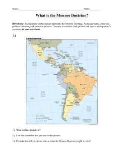 Monroe Doctrine Picture Investigation
