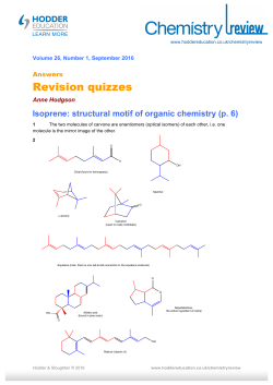 Revision quizzes - Hodder Education