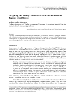 Full Text PDF - The Rupkatha Journal on Interdisciplinary Studies in