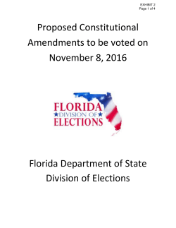 Exhibit 2 - Text of Proposed Amendment 1