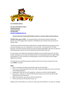 For Immediate Release For more information contact: Timothy