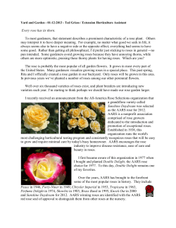 Every rose has its thorn. To most gardeners, that statement