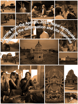 Report on the Recent Nepal Earthquake