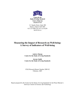 Measuring the Impact of Research on Well-being