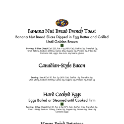 Banana Nut Bread French Toast Canadian
