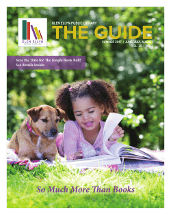 Summer 2017 - Glen Ellyn Public Library