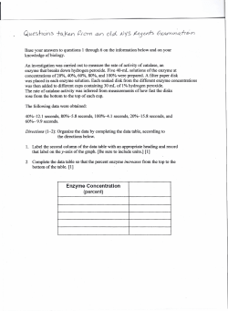 Practice Questions - Living Environment Course