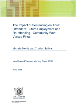 community work versus fines