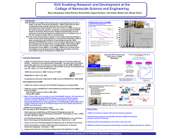 EUV Enabling Research and Development at the