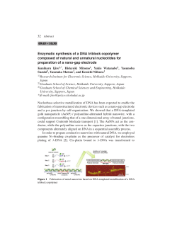Enzymatic synthesis of a DNA triblock copolymer composed of
