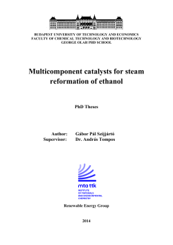 Multicomponent catalysts for steam reformation of ethanol