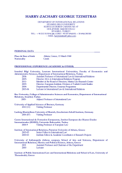 ZACHARIAS-HARRY GEORGE TZIMITRAS