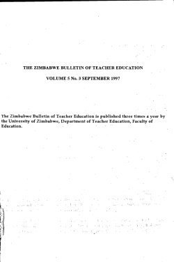 Taruvinga, Charles Ray ZBTE vol. 5, no.3