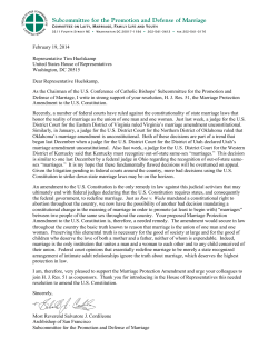February 19, 2014 Representative Tim Huelskamp United States
