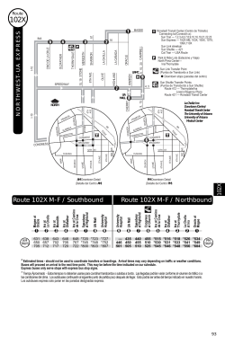 Route 102X MF / Southbound Route 102X MF / Northbound