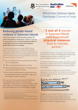 Publication - World Vision International